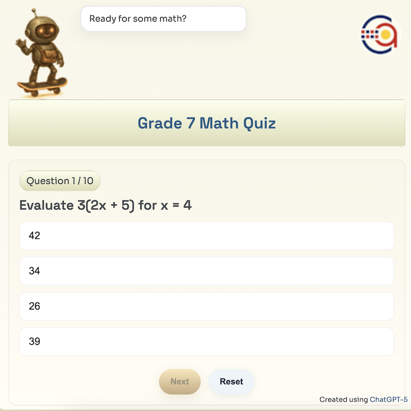 Spark 5: Core Math Practice screenshot